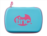 Buy Tinc Two-Colour Hard Top Pencil Case : Blue With Pink Zip