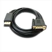 Buy 1.8M Display Port DP Male To VGA/M Cable Converter Connector Adaptor