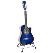 Buy Karrera 38in Pro Cutaway Acoustic Guitar with Bag Strings - Blue Burst