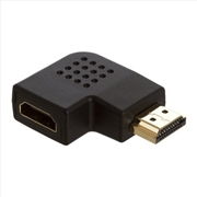 Buy HDMI Port Saver Male to Female 90 Degree Vertical Flat Left For HDMI Cable