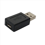 Buy USB 2.0 A type male to Micro USB B type 5pin female Connector Adapter convertor