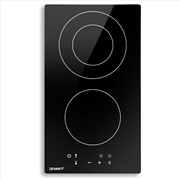 Buy Devanti Electric Ceramic Cooktop 30cm Kitchen Cooker Cook Top Hob Touch Control 3-Zones