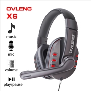 Buy Ovleng X6 Wired Stereo Headphone with Microphone for Computer Games