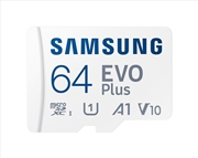 Buy SamSung 64GB MB-MC64KA EVO Plus microSD Card 130MB/s with Adapter