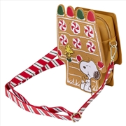 Buy Loungefly Peanuts - Snoopy Gingerbread Wreath Scented Zip Around Wallet