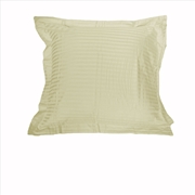 Buy Accessorize 325TC One of Stripe Euro Pillowcase Ecru