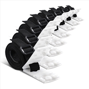 Buy Aquabuddy Pool Cover Roller Attachment Straps Kit 8PCS for Swimming Solar Pool