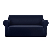 Buy Artiss Sofa Cover Elastic Stretchable Couch Covers Navy 3 Seater