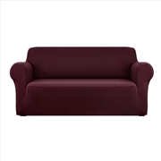 Buy Artiss Sofa Cover Elastic Stretchable Couch Covers Burgundy 3 Seater