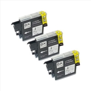 Buy Compatible Premium Ink Cartridges LC39BK  Black Triple Pack - for use in Brother Printers