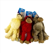 Buy Chompers Dog Toy Plush Gorilla w Squeak 31cm 3 Asstd Colours - 1 x Random Toy Selected