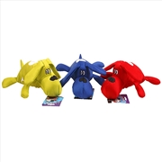 Buy Chompers Plush Dog Toy Squeaky - 1 x Colour Randomly Selected