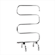 Buy Devanti Electric Heated Towel Rail Rack Rails Freestanding 5 Bars