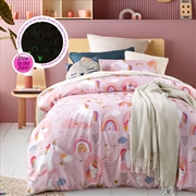 Buy Happy Kids Dream Big Glow in the Dark Quilt Cover Set Double