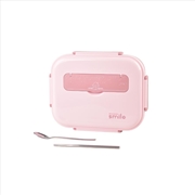 Buy Kylin 304 Stainless Steel 5 Divided Smile Large Lunch Box With Soup Pot - Pink
