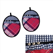 Buy Ladelle Khloe Multi Set of 2 Pot Holders 20 x 24.5 cm