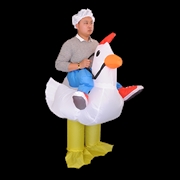 Buy CHICKEN Fancy Dress Inflatable Suit - Fan Operated Costume