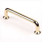 Buy 96mm Polished gold Furniture Kitchen Bathroom Cabinet Handles Drawer Bar Handle Pull Knob