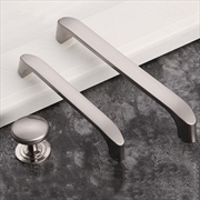 Buy Brushed ZINC Kitchen Door Cabinet Drawer Handle Pulls 96MM