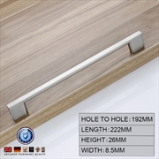 Buy Brushed Nickel Kitchen Door Cabinet Drawer Handle Pulls 192MM