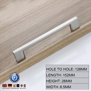 Buy Brushed Nickel Kitchen Door Cabinet Drawer Handle Pulls 128MM