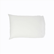 Buy Easyrest 250tc Cotton Standard Pillowcase White