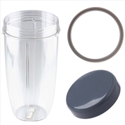 Buy For Nutribullet Colossal Large Cup + Stay Fresh Lid + Grey Seal - 900 600 Models