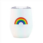 Buy Thermal Wine Tumbler - Rainbow Icon (Pride)
