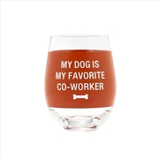 Buy Wine Glass - My Dog Is My Favourite