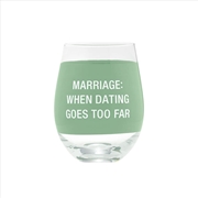 Buy Wine Glass - Marriage