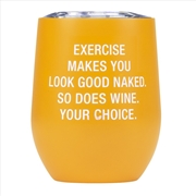 Buy Thermal Wine Tumbler - Your Choice (Yellow)