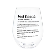 Buy Defined Wine Glass - Best Friend