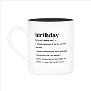 Buy Defined Mug - Birthday