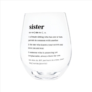 Buy Defined Wine Glass - Sister