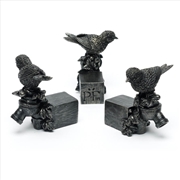 Buy Potty Feet - Antique Bronze Wren On Tap (Set Of 3)