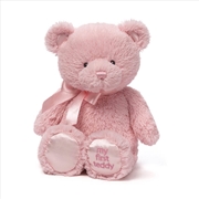 Buy My First Teddy Pink 25Cm