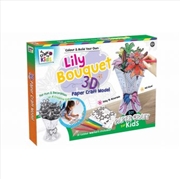 Buy Colour and Build Your Own 3D Lily Bouquet