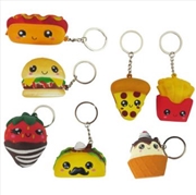 Buy Squishy Food Keychain assorted (Sent At Random)