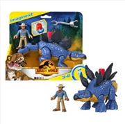 Buy Imaginext Jurassic World Stegosaurus & Dr. Grant (Sent At Random)