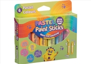 Buy Little Brian Paint Sticks - Pastal 6pk