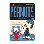 Buy Peanuts - Lumberjack Snoopy ReAction 3.75" Action Figure