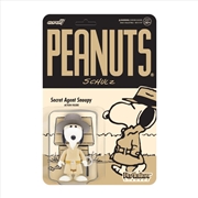 Buy Peanuts - Secret Agent Snoopy ReAction 3.75" Action Figure