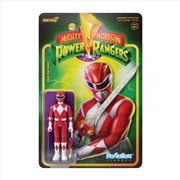 Buy Power Rangers - Red Ranger ReAction 3.75" Action Figure