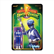 Buy Power Rangers - Blue Ranger ReAction 3.75" Action Figure