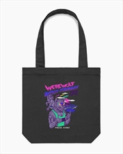 Buy Werewolf Beach Frisbee Tote Bag - Black