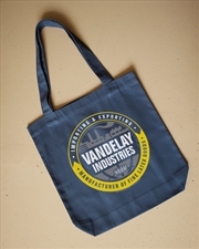 Buy Vandelay Industries Logo Tote Bag - Petrol Blue
