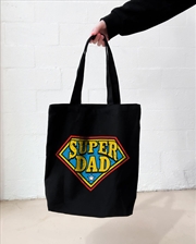 Buy Super Dad Tote Bag - Black