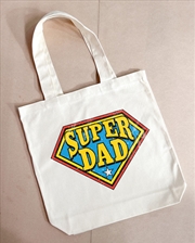 Buy Super Dad Tote Bag - Natural