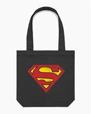 Buy Superman Classic Logo Tote Bag - Black