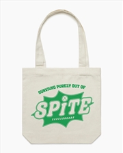 Buy Surviving Purely Out Of Spite Tote Bag - Natural